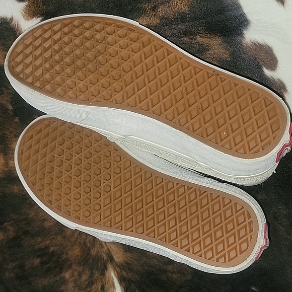 Vans Classic Slip On Holographic Iridescent White Sneakers - Picture 4 of 4